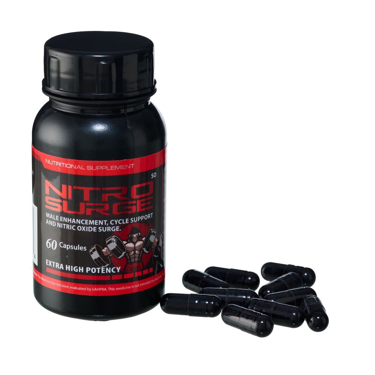 Nitro Surge Male Enhancement, Cycle Support and Nitric Oxide Surge 60's - Image 5