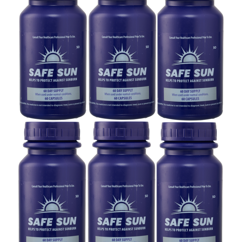Safe Sun Skin Shield Sun Protection 60's x 6